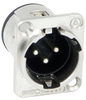 3 Pin Xlr Male Panel Connector Silver Pins; No. Of Contacts Switchcraft/conxall - 31AC3287 - Newark, An Avnet Company