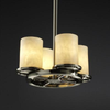 CLD-8765-10-NCKL Mini Chandeliers-Glass Shade - 671005 - Capital Lighting, Inc.