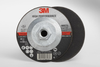3M COW Ceramic Cutoff Wheel - Type 27 (Depressed Center) - 60 Grit Medium Grade - 4 1/2 in Diameter - Thickness 0.045 in - 66573 -- 051115-66573 - Image