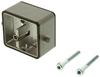 Twin Carrier Hood, Top Entry, Aluminium; Heavy Duty Connector Type Harting - 30M6548 - Newark, An Avnet Company