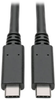 USB-C to USB-C Cable (M/M) - 3.1, 5 Gbps, 5A Rating, Thunderbolt 3 Compatible, 3 ft. -- U420-003-5A
