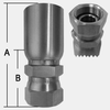 SHFHY SERIES STAINLESS STEEL SWIVEL FEMALE BSP 60° CONE -- SHFHY-04-04BSP - Image