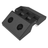 Butt Hinge, 30 mm size, with Mounting Counter bore Holes and Stud Mount, Polyamide, Black -- EH-DHIF-4530-HS - Image