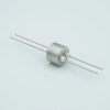 Power Feedthrough, 1000 Volts, 8 Amps, 2 Pins, 0.050″ Nickel Conductors, 0.747″ Dia Stainless Steel Weld Adapter - A0087-1-W - MPF Products, INC.