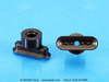 Small Oval Vacuum Suction Cup - OC8-24-NBR - ANVER Corporation