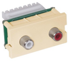 Datacommunication Face Plate with Jack - IMAR1101EI - Hubbell Incorporated