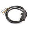 7-Way Trailer Connector Plug 37647, SAE wiring, 6 FT wire - 37647 - Waytek, Inc.