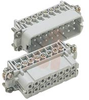 Insert; 600 V (UL, CSA), 400 V (VDE), 250 V (SEV); Plug; Male; 16; Silver - 70124347 - Allied Electronics, Inc.