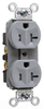 Duplex/Single Receptacle - TR5362-GRYCC12 - Thomas & Betts Corporation
