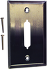 Wall Plate, Stainless Steel, 1 Module; Accessory Type Multicomp - 79K4803 - Newark, An Avnet Company
