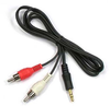 3ft 3.5mm Stereo Plug to 2xRCA-M Cable - 2014-SF-23 - SFCable.com