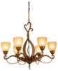 5671TO/1438 Mid. Chandeliers-Glass Up - 424078 - Capital Lighting, Inc.
