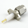 SMA Male (Plug) Connector Stub Terminal 2 Hole Flange (Panel Mount), Solder - SC3792 - Fairview Microwave Inc.