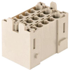 Heavy Duty Insert, Plug, 15Pos, 4Mm2; Product Range Harting - 91Y4101 - Newark, An Avnet Company