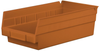 Akro-Mils Earthsaver 15 lb Terra Cotta Shelf Storage Bin - 11 5/8 in Length - 6 5/8 in Width - 4 in Height - 1 Compartments - 30130RECY TERRA COTTA - 30130RECY TERRA COTTA - R. S. Hughes Company, Inc.