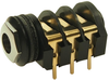 Conn, Stereo Jack, Socket, 6.35Mm, Pcb; No. Of Contacts Cliff Electronic Components - 22AC4358 - Newark, An Avnet Company
