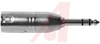 Adapter, XLR; XLR (M/M); Nickel Plated Brass; Black - 70197188 - Allied Electronics, Inc.