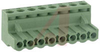 Plug, Terminal Block; 12 A; 250 V; 5.08mm; 24 AWG/kcmil (Min.); 8; Screw; 4 kV - 70054845 - Allied Electronics, Inc.