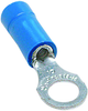 Terminal, Ring Tongue, 1/4In, Crimp Blue; Stud Size - Metric Abb - Thomas & Betts - 31F116 - Newark, An Avnet Company