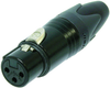Connector, Xlr, Jack, 6 Position; No. Of Contacts Neutrik - 72K8983 - Newark, An Avnet Company