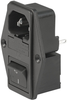 Iec Inlet C14, 10A, 250V, Solder; Connector Type Schurter - 23M1712 - Newark, An Avnet Company