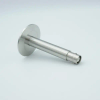 SHV-20 Coaxial Feedthrough, 1 Pin, Grounded Shield, 2.16″ QuickFlange - A2096-2-QF - MPF Products, INC.
