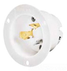 Locking Flanged Male Base Inlet - 70620MB - Hubbell Incorporated