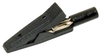 Alligator Clip, Mini, Black, 10A, 300V; Connector Type Mueller Electric - 23X4959 - Newark, An Avnet Company