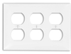 Receptacle Wallplates - 80730-GY - Leviton Manufacturing