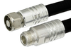 N Male to N Female Cable 36 Inch Length Using 1/2 inch Helical Coax, RoHS - PE37969-36 - Pasternack
