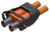 Rectangular Power Connector, Cable, Powerlok 300 Series, Solder, Plug, 2, 30 Mm, Pin Rohs Compliant Amphenol Industrial - 51Y5064 - Newark, An Avnet Company