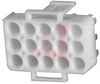 Connector, Soft Shell; Universal MATE-N-LOK II; 15; Plug; Nylon; White; 31 A - 70087361 - Allied Electronics, Inc.