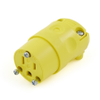 Leviton 515CV Straight Blade Connector, NEMA 15A, 5-15R, 125VDC 2P, 3W -- 11035 - Image