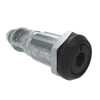 Quarter-Turn Cam Latch, 8mm Hex Recess, Without Cam, Sealed, Zinc Alloy, Powder Coat, Black - E5-6A-015-UU2 - Southco