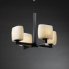 POR-8820-30-OVAL-MBLK Mid. Chandeliers-Glass Up - 750376 - Capital Lighting, Inc.