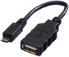 Usb Cable, A Rcpt-Micro B Plug, 0.15M; Connector To Connector Roline -- 43AC9768