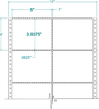 General Purpose Label - Pinfeed - 120600 - Western Numerical Control