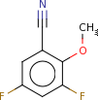 3,5-Difluoro-2-methoxybenzonitrile -- 4637-3-X3 - Image