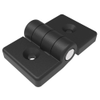 Profile Hinge, 118 mm size, with Mounting CSK Holes, Polyamide, Black - EH-DHIF-4065A - Southco