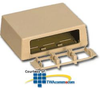 Suttle Surface Mounted Jack Housing with 3 Ports - STAR107SM - TelephoneStuff.com