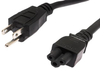 Laptop Power Cord Nema 5-15P To C5 10 Amp 10 Ft Black Rohs Compliant L-Com - 07AH3273 - Newark, An Avnet Company