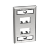Keystone Faceplates, Frames - 298-CFPL4SU-ND - DigiKey