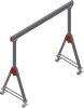 Enclosed Track Aluminum Gantry Crane -- UGC SERIES