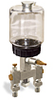 (Formerly B3193-3X00), Multiple Feed Manual Lubricator, 1 pt Polycarbonate Reservoir, 2 Feeds - B3193-01602B111GW - Oil-Rite Corp.