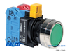 IDEC Pushbutton Non-Illuminated - HW4B-A1F11-R - Galco Industrial Electronics
