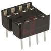 Socket, DIP;Dual Leaf;8 Pos.;0.100In.cen.;Thru Hole;0.310In.;Ber. Copper;Gold - 70042843 - Allied Electronics, Inc.
