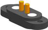Magnetic Conn, Target Hdr, 2Pos, 2.84Mm Rohs Compliant Multicomp Pro - 30AK6601 - Newark, An Avnet Company
