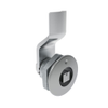Quarter-Turn Cam Latch, 7 mm Square Recess, 2mm  Grip, Sealed, Zinc Alloy, Chrome Plated, Bright - E5-1-041-021 - Southco