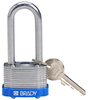 Blue Key Retaining Steel Padlock - 143140 - Brady Corporation