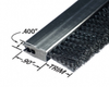 Flexible PVC Clip Style &ndash;  Double Row Brush -- FPVC121036 - Image